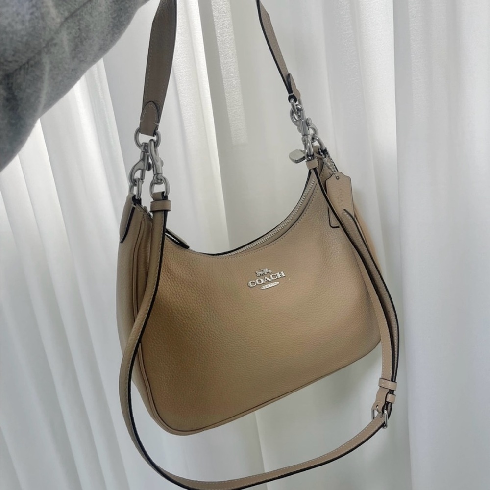 Coach Tan Leather Hobo Shoulder Bag